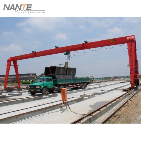 52-Single Girder Gantry Crane With CD Hoist